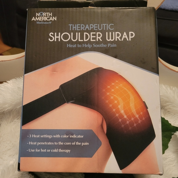 Therapeutic Shoulder Wrap. Heat to Help Soothe Pain - Picture 6 of 8